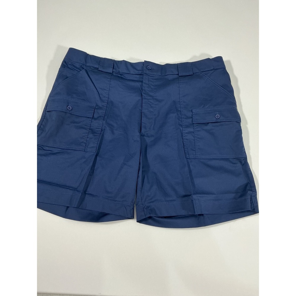 NWT Men's Sportif USA Tidewater Stretch Cargo Shorts Blue Size 46